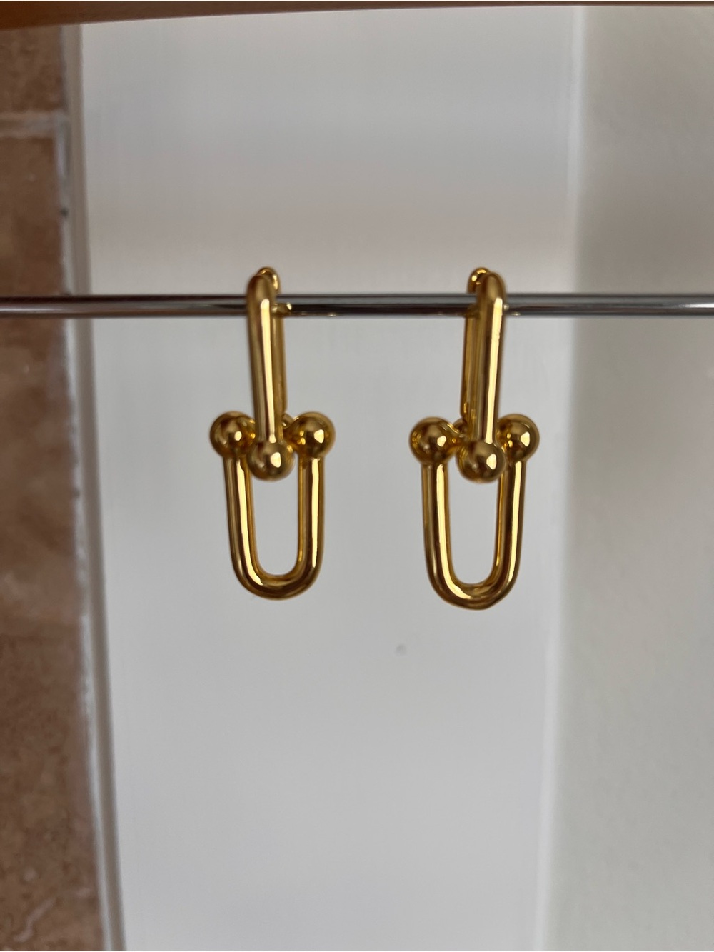Tiffan* Inspired Link Drop Earrings